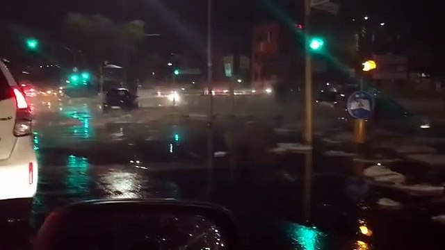 Maltempo, Roma Prenestina dopo la violenta grandinata