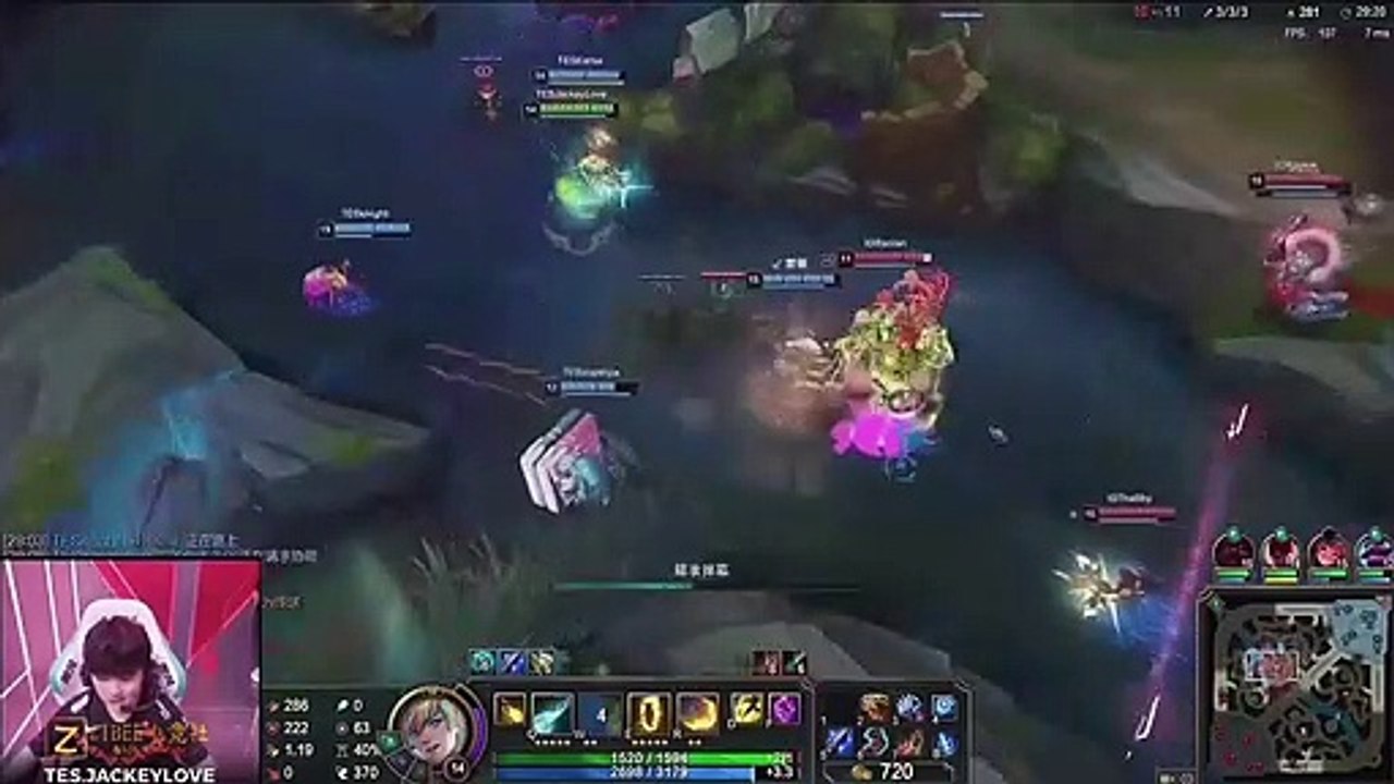 英雄联电竞Tes vs ig精彩击杀3