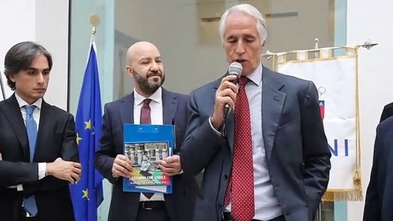 Reggio Calabria: inaugurazione dellâ€™esposizione â€œLa Fiamma che Unisce", l'intervento del presidente MalagÃ²