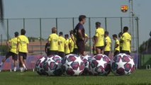 Ldc - Les coéquipiers de Messi gardent le rythme à une semaine de leur match contre Naples