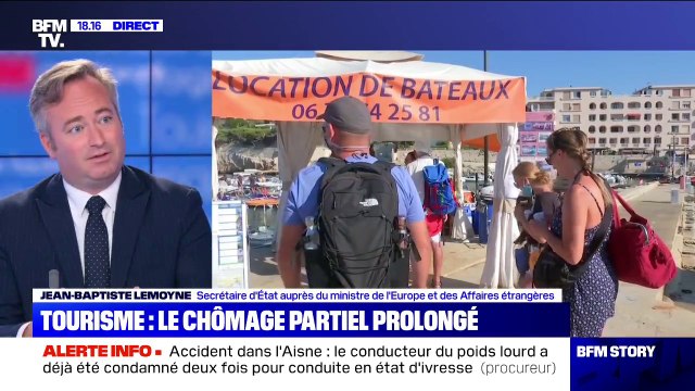 Tourisme: Jean-Baptiste Lemoyne affirme que 7 Français sur 10 cet été vont rester en France