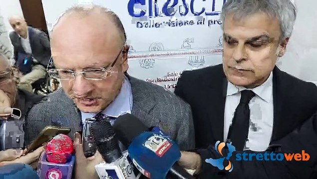 Reggio Calabria, assemblea pubblica di Unindustria Calabria: intervista a Vincenzo Boccia, Presidente di Confindustria