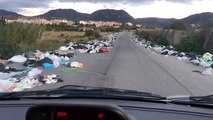Reggio Calabria: situazione imbarazzante a San Gregorio, rifiuti e degrado lungo la strada