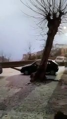 Graupel a Tropea: la cittadina calabra imbiancata