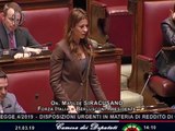 Baracche a Messina, la Camera boccia l'odg di Forza Italia: l'intervento della deputata Matilde Siracusano