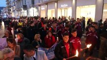 Reggio Calabria: Fiaccolata di solidarietÃ  per Maria Antonietta Rositani