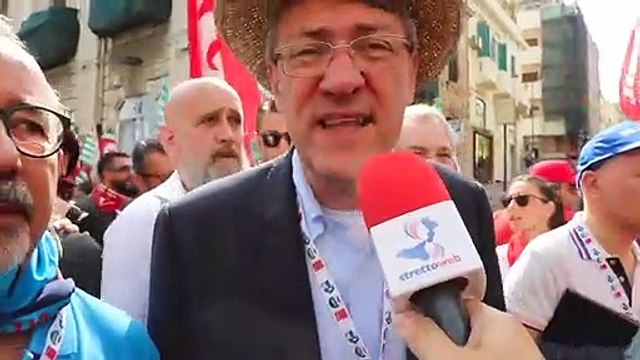 Reggio Calabria, Landini ai microfoni di StrettoWeb: il governo fa politiche sbagliate