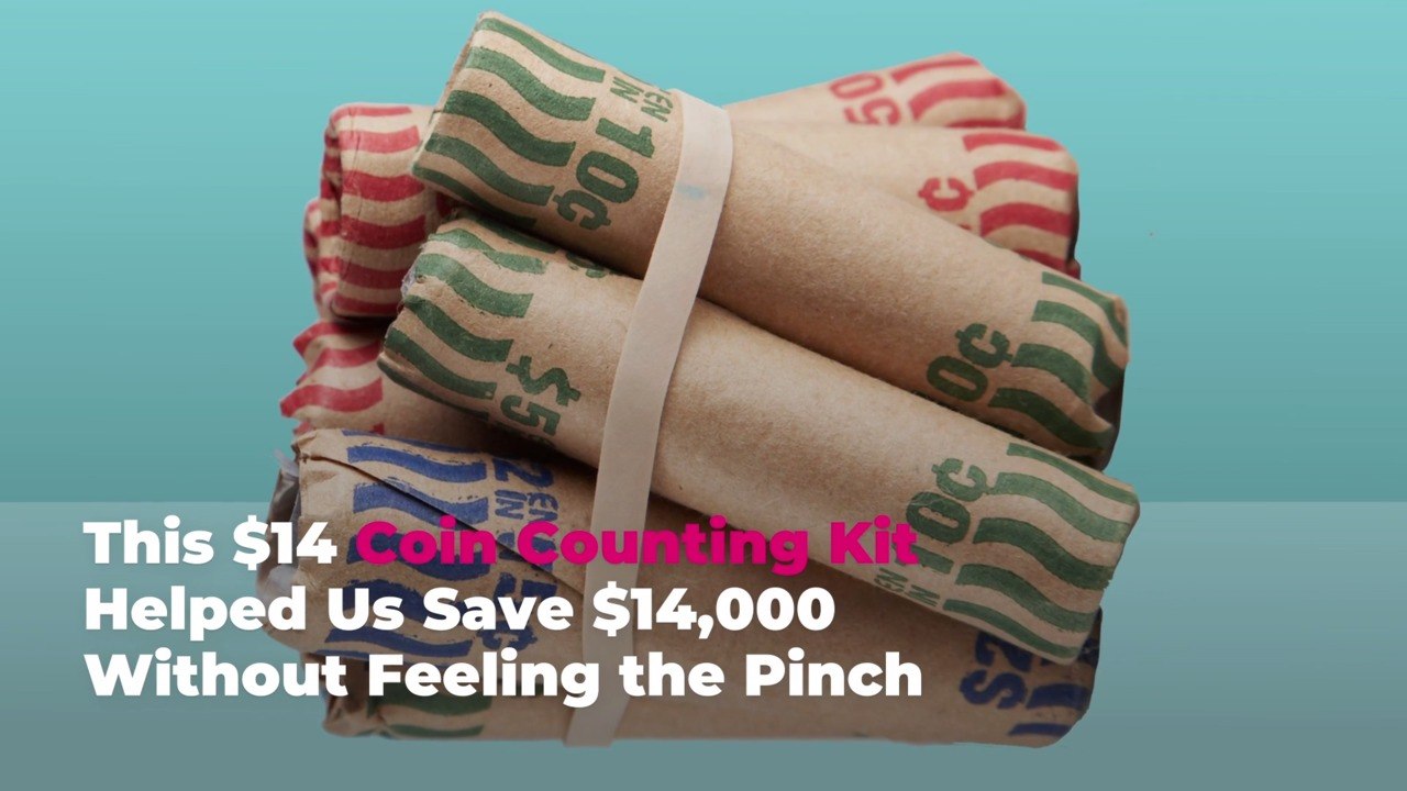 This $14 Coin Counting Kit Helped Us Save $14,000 Without Feeling the Pinch