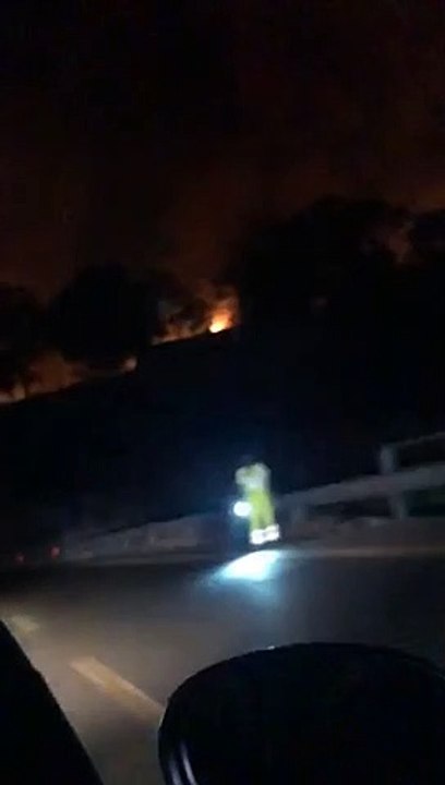 Reggio Calabria, 3 incendi tengono con il fiato sospeso la cittÃ  nella notte, le immagini