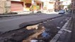 Reggio Calabria: le immagini disastrose in cui versa il manto stradale in via Reggio Campi II tronco