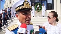 Reggio Calabria, celebrazioni dell'anniversario della costituzione della Guardia Costiera, intervista al contrammiraglio Russo