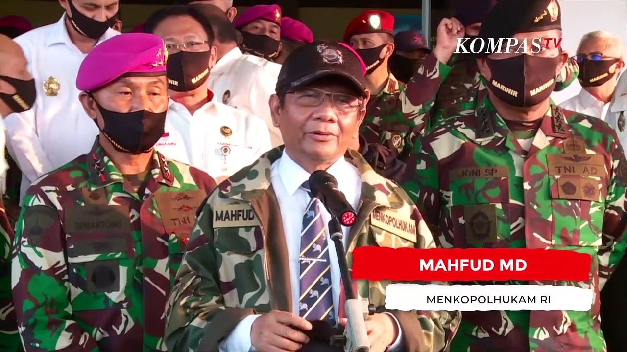 Menkopolhukam Kunjungi Markas Korps Marinir Cilandak