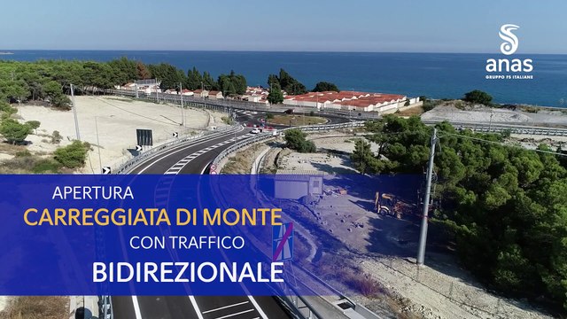 Reggio Calabria: aperta al traffico la variante di Palizzi lungo la SS106 Jonica, le immagini