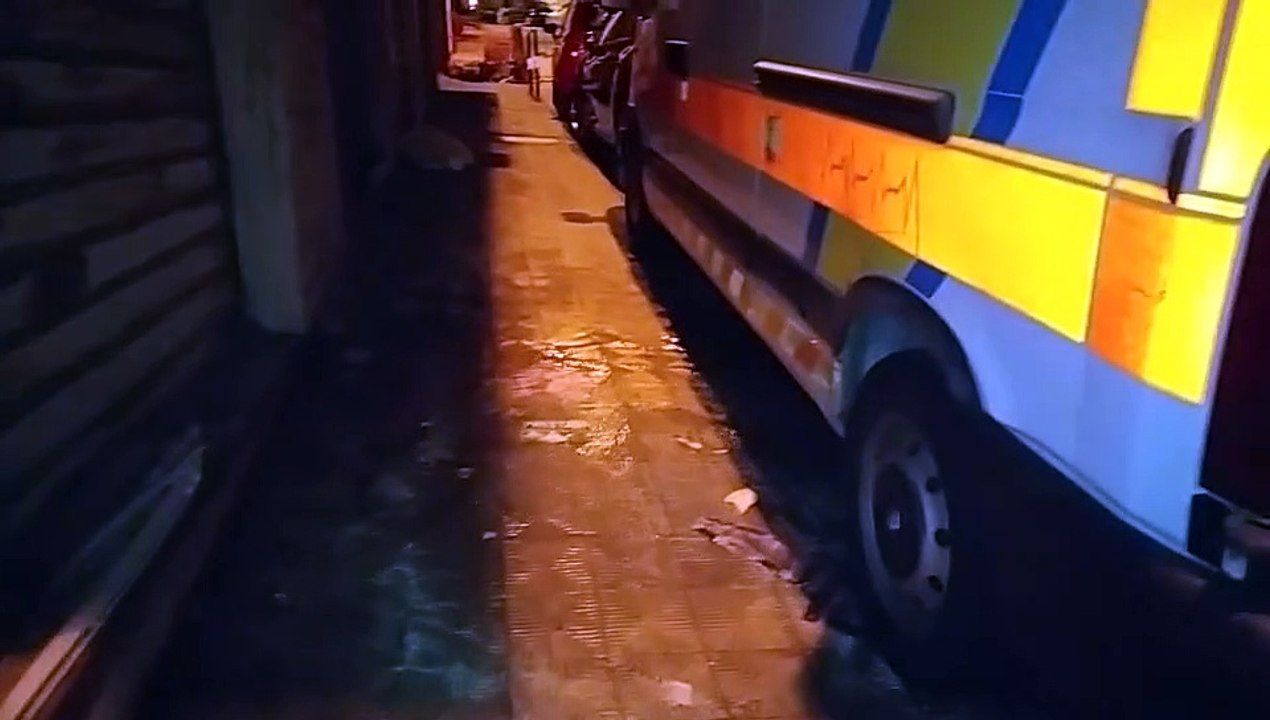 Reggio Calabria: nuova perdita di acqua in via del Salvatore, le immagini