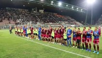 Reggina-Vibonese, la curva impazzita dopo la vittoria della truppa di Toscano