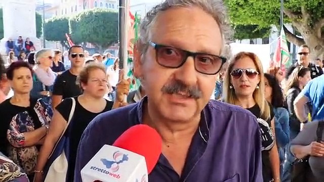 Reggio Calabria, protesta dei lavoratori dello Studio Radiologico di Siderno, le parole del dipendente Corrado Galluzzo