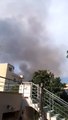 Reggio Calabria: le immagini dell'incendio di ruderi e sterpaglie a Pentimele
