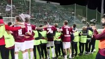 Reggina-Potenza, la sconfitta non ferma l'esultanza sotto la Sud