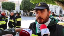 Reggio Calabria, protesta dei Vigili del Fuoco a Piazza Italia. Stilo: 