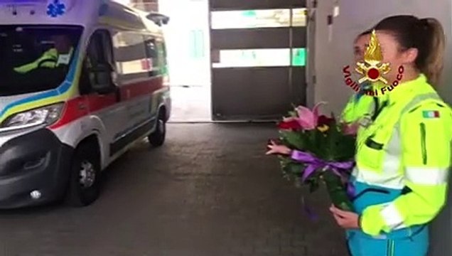 La Misericordia di Messina rende omaggio ai vigili del fuoco morti ad Alessandria