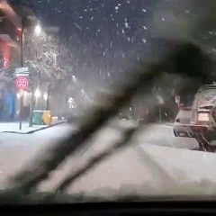 Maltempo in Calabria, forte nevicata a Camigliatello Silano