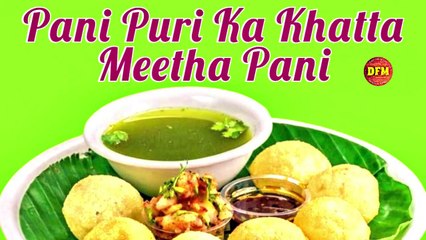 #How to make #Khatta #Meetha #Pani for #Panipuri ❤