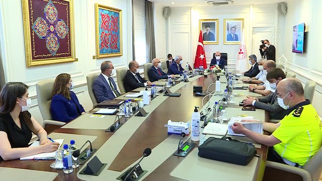 Bakan Soylu, 81 ilin valisi, emniyet müdürü ve jandarma komutanlarıyla bir araya geldi - ANKARA