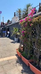 L'arrivo in pompa magna di Menez: al porto di Messina il francese sventola fiero la sciarpa della Reggina