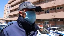 Coronavirus, omaggio della Polizia Municipale ai medici dei Riuniti: intervista all'Assistente Capo Vincenzo Cassalia