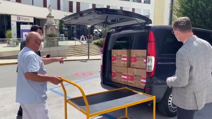 Türkiye'den Avusturya'ya cerrahi maske yardımı - VİYANA