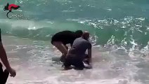 Reggio Calabria: le immagini dei Carabinieri che hanno salvato un delfino a San Ferdinando