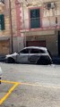 Reggio Calabria: le immagini delle auto date alle fiamme in Via Filippini