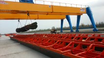 Gantry Crane For  Beam Construction -Grue à portique -Козловой кран - ر - افعة جسرية-