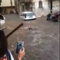 Alluvione a Palermo nel giorno del Festino: strade completamente allagate, le immagini