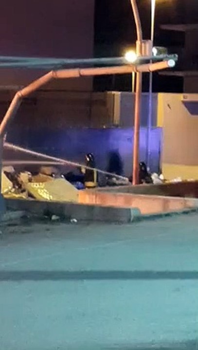 Reggio Calabria, l'intervento dei Vigili del Fuoco a Ciccarello nella notte