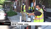 گرمای شدید نیویورک؛ شیرهای آتش‌نشانی برای خنک شدن شهروندان باز شدند
