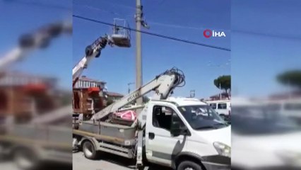 Çan’da işçiler vinç sepetinden düştü: 1 ölü, 1 ağır yaralı