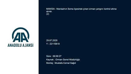 Soma'da orman yangını (2) - MANİSA
