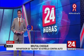 Tacna: cámara capta cuando un auto atropelló a una mujer y se fuga