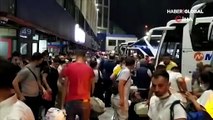 15 Temmuz Demokrasi Otogarı'nda bayram yoğunluğu: Sosyal mesafe unutuldu