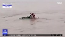 [이슈톡] 27초 만에 강물에 휩쓸린 사람 구조