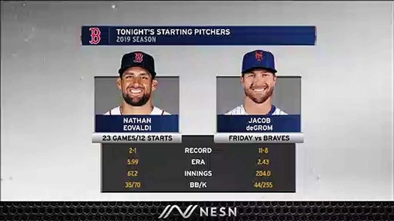 Gameday Live: Nathan Eovaldi Looks To Get Red Sox Back On Track Vs. Mets' Jacob deGrom