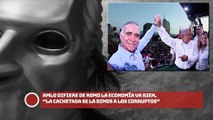 AMLO difiere de Romo: ¡La economía va bien, “la cachetada se la dimos a los corruptos”!