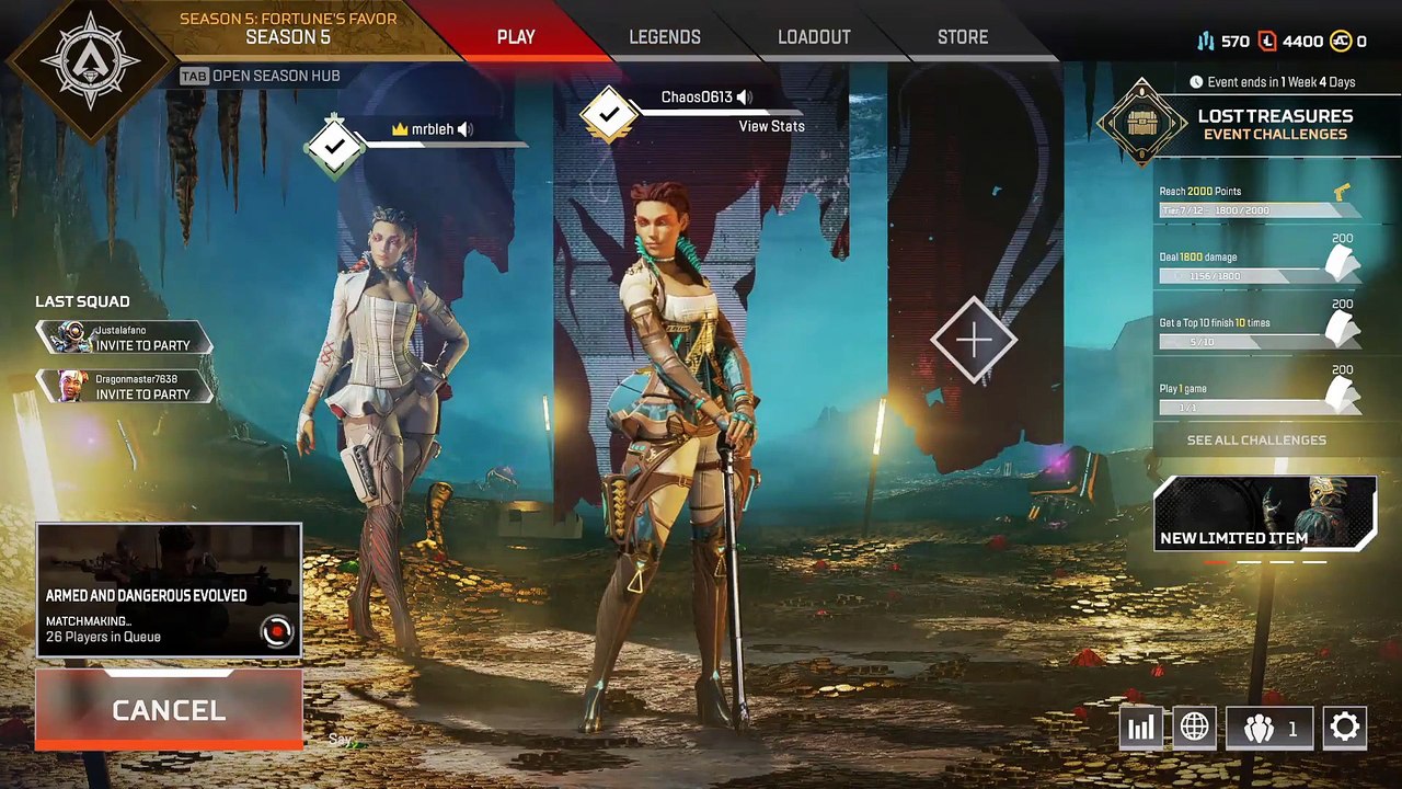 Apex ☼ Game Play ☼ 06.26.20 ☼ Part 2