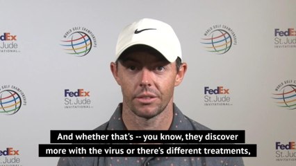 McIlroy comfortable playing in front of no crowds long term