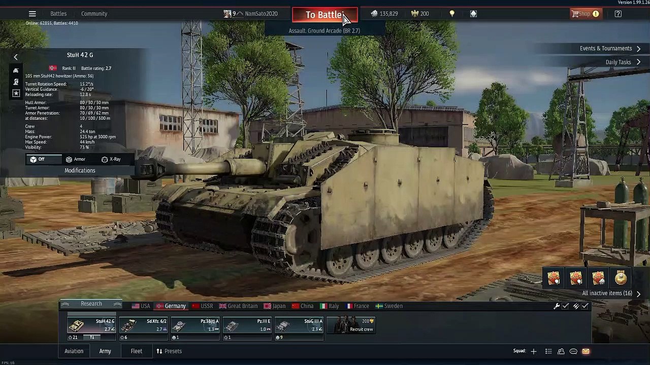 StuH 42 G destroys enemies (#2) - War Thunder