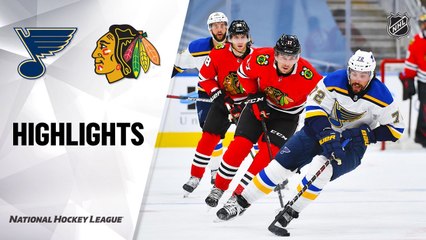 NHL Highlights | Blues @ Blackhawks 7/29/2020