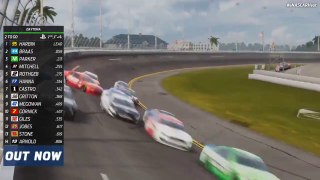 The 'Big One' strikes at virtual Daytona