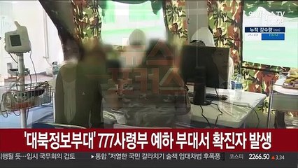 '대북정보부대' 777사령부 예하 부대서 코로나19 첫 확진자 발생