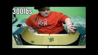 Can FAT People Skateboard_ (300lbs )